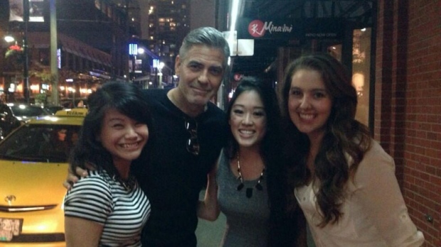 George Clooney sighting in Vancouver