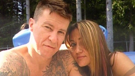Sam McGowan, 42, is seen with his girlfriend Michelle Proulx in this undated photo - image