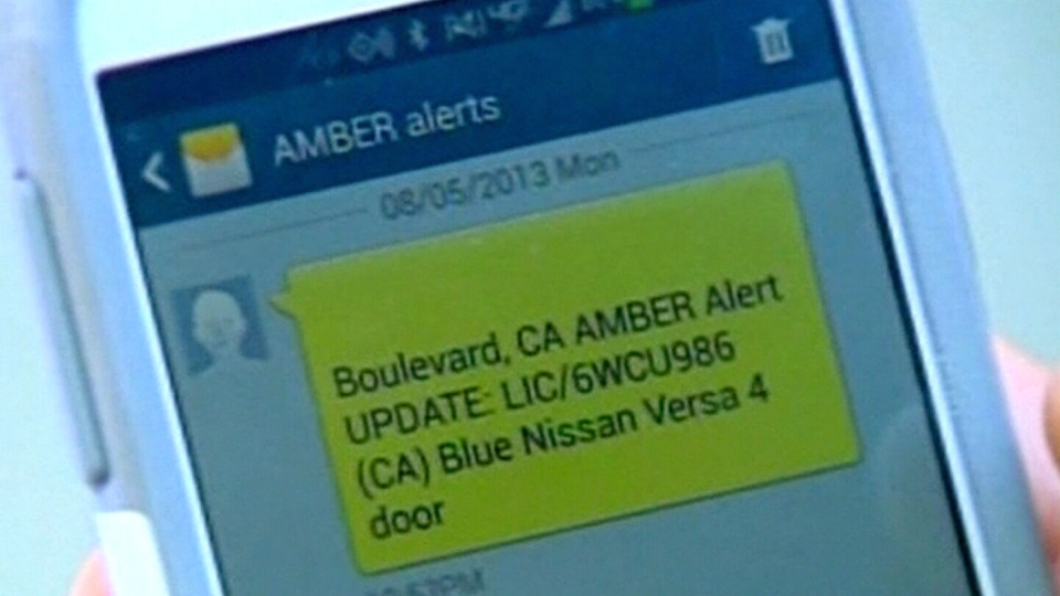 Automatic Amber Alerts For Phones Still Up To 2 Years Away | CTV ...