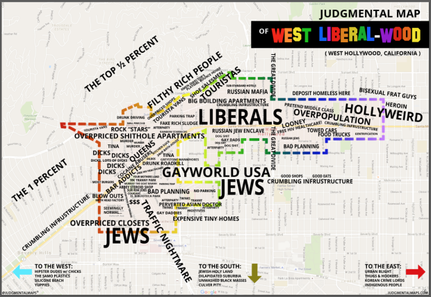 West Hollywood map