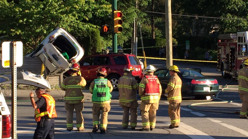 1 Dead After Bizarre Rollover Crash In Coquitlam | CTV Vancouver News