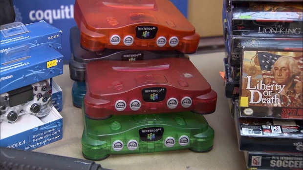 Video game consoles recovered