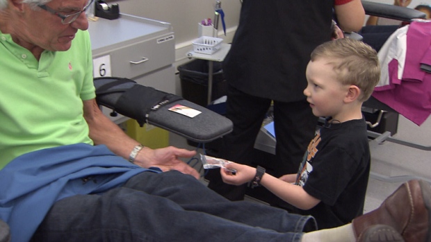 Boy who survived cancer thanks donors