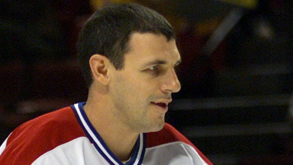 Ex-NHL player Gino Odjick participates in the RE/MAX Sea to Sky Hockey  Challenge 2006 at Vancouver's Pacific Agrodome, February 4, 2006. The  celebrity fundraiser generates revenue for amateur sports in British  Columbia