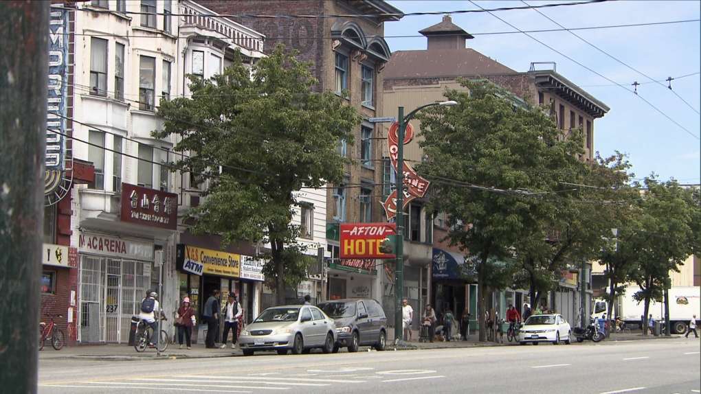 Vancouver's Downtown Eastside is shown in this undated file image. (CTV)