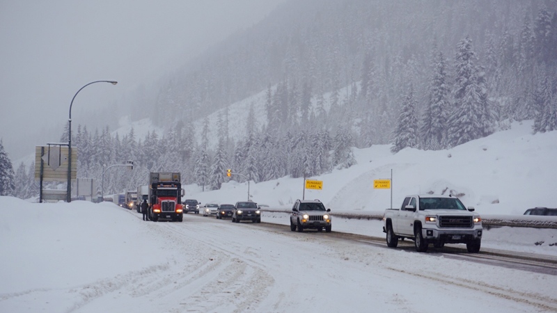 Snowfall Warning For Coquihalla Highway 