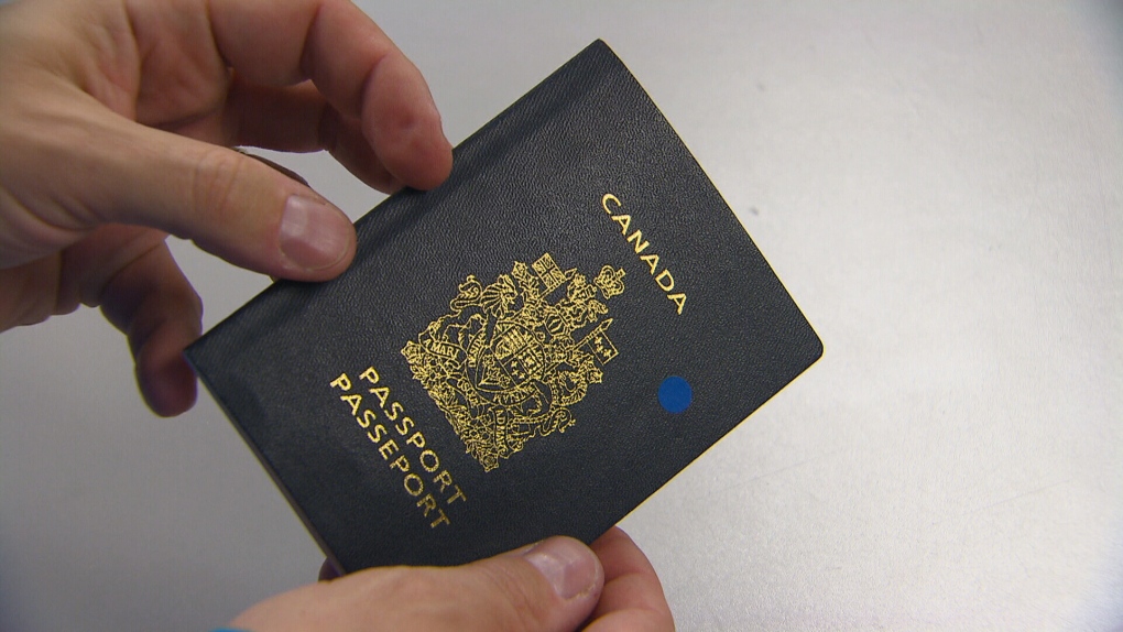 A Canadian passport is shown in this file photo. 