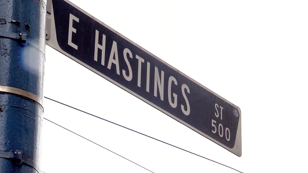 East Hastings Street is seen in this file photo from April 2018