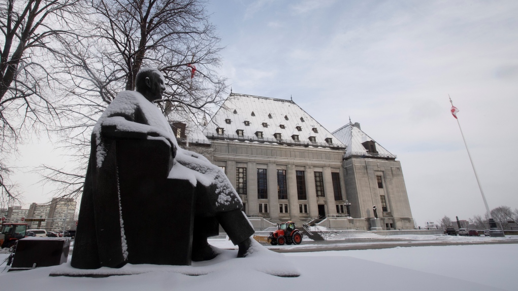 The Supreme Court of Canada is seen, Thursday, Jan. 16, 2020, in Ottawa.  THE CANADIAN PRESS/Adrian Wyld