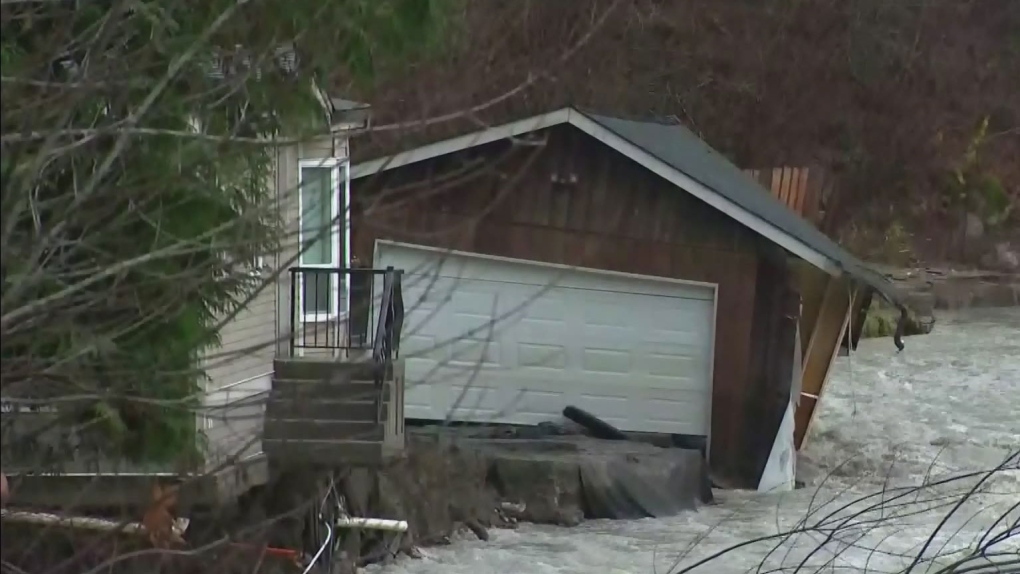 Crews near Hope, B.C., work to save homes