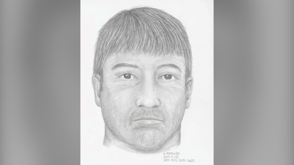 A composite sketch released by Merritt RCMP is shown.