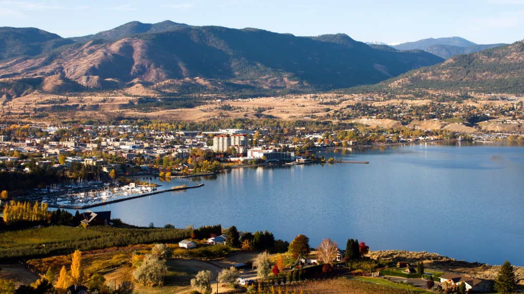 Penticton, B.C., is seen in this undated image. (Shutterstock)