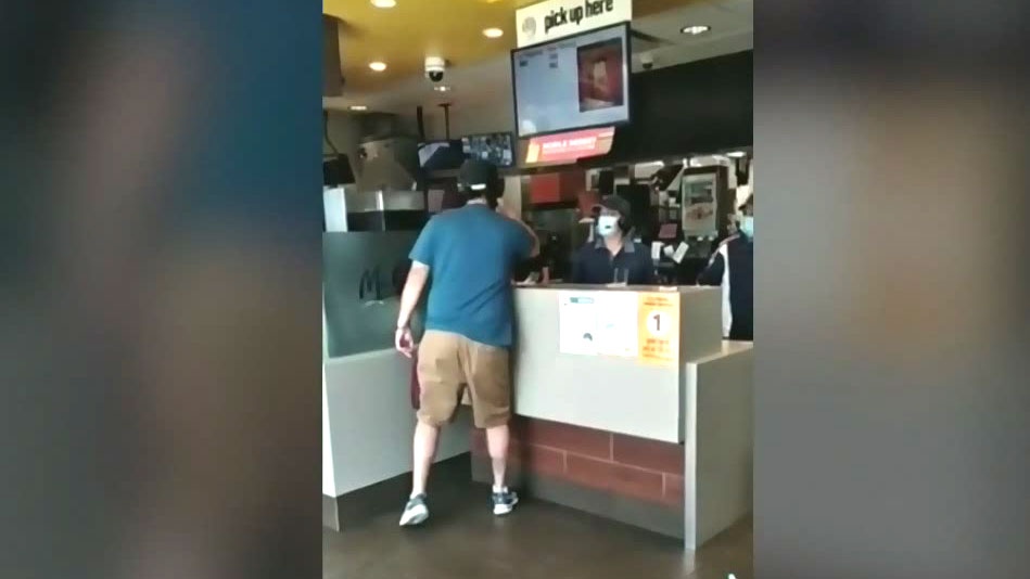 Man charged after McDonald's rampage