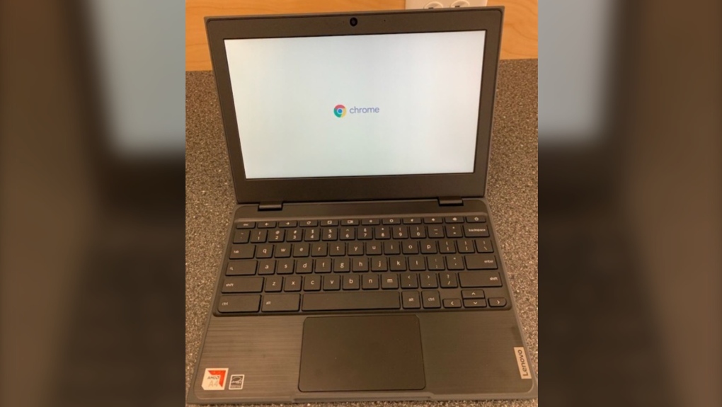 Mounties are appealing to the public for help to find a suspect who allegedly stole 30 Chromebooks from a school in Kamloops, B.C.