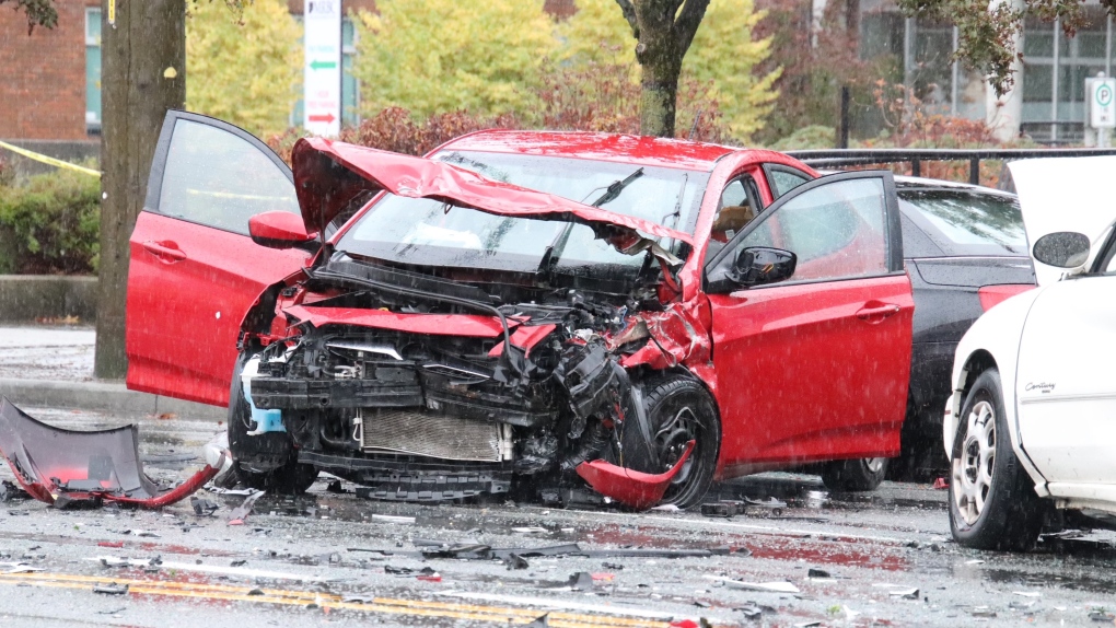 Maple Ridge news Multi vehicle crash kills 68 year old man CTV News