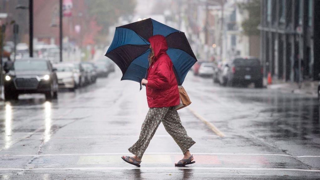 Rainfall warning in place due to risk of flooding