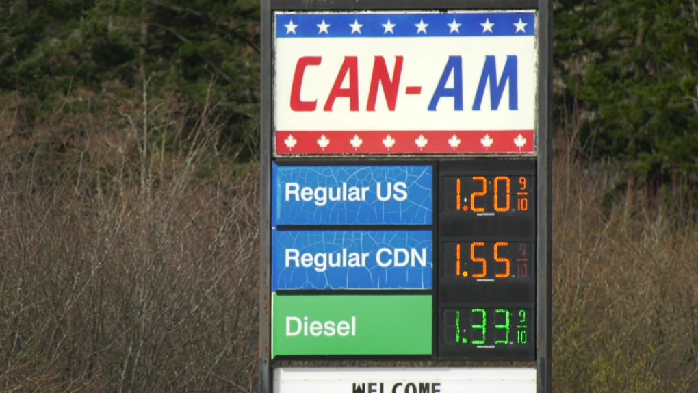 Cheap gas sees B.C. drivers flocking to Point Roberts for fuel