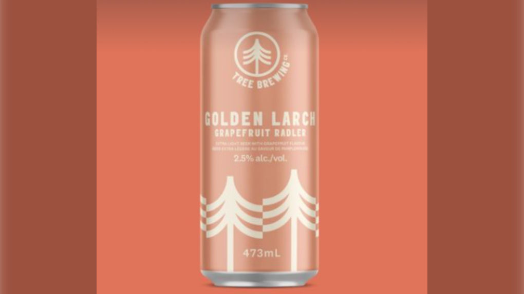 Tree Brewing Co. is recalling its Golden Larch Grapefruit Radler because the product contained sulphites not declared on the label. (@treebrewing/Instagram)
