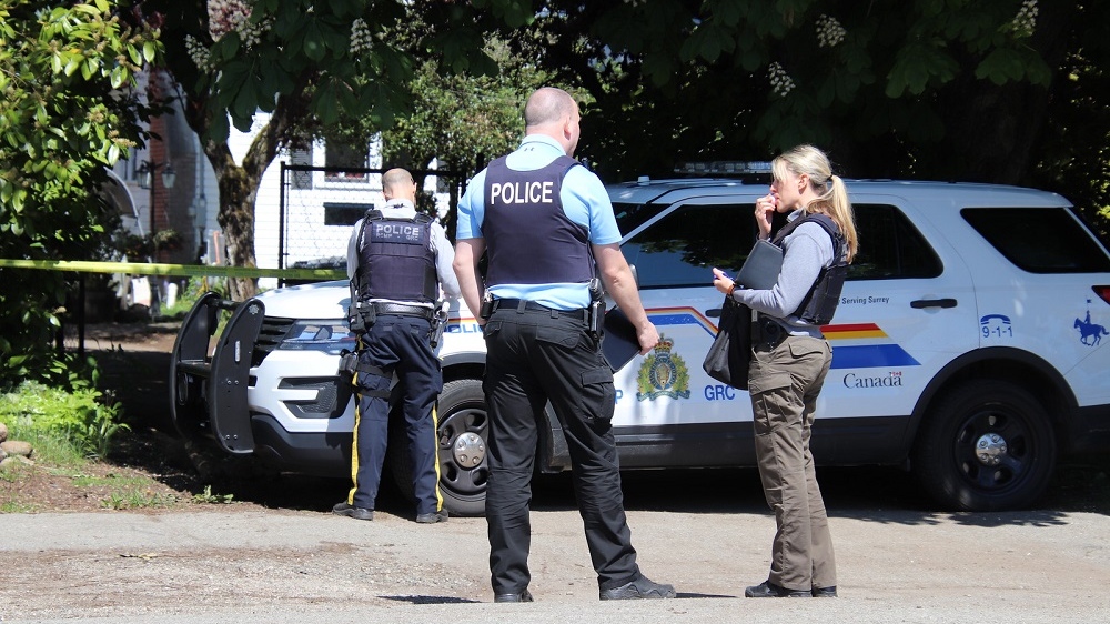 Mounties in Surrey are investigating a shooting at a home in the city's Whalley neighbourhood Saturday morning. (CTV)