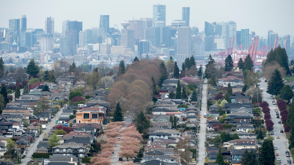 Homes are pictured in Vancouver, Tuesday, Apr. 16, 2019. THE CANADIAN PRESS/Jonathan Hayward
