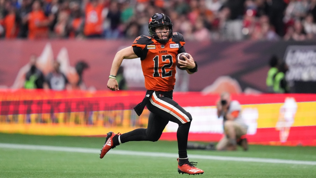 B.C. Lions: Quarterback Nathan Rourke to have surgery | CTV News