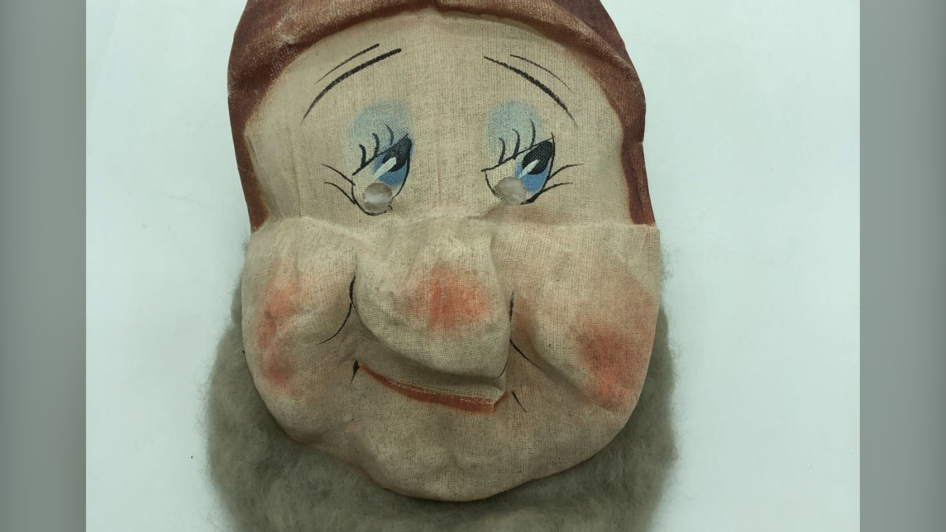 A photo from icollector.com shows a 1930s Halloween mask up for auction in British Columbia in June 2022. 