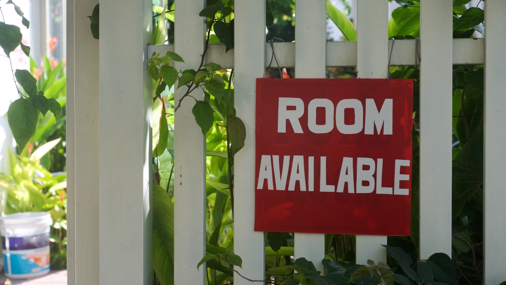 A "room available" sign is seen in this undated image. (Shutterstock)
