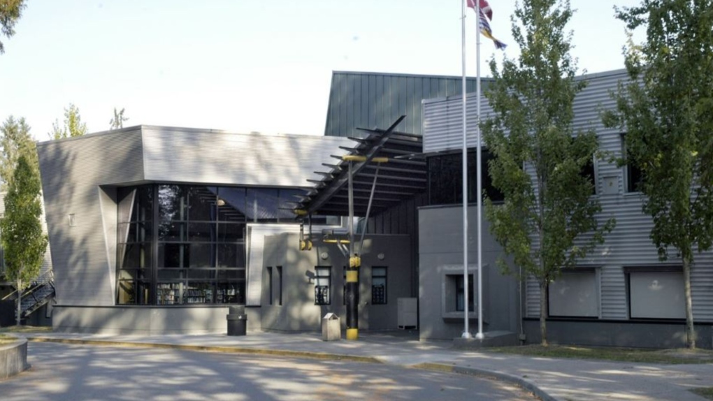 Fraser Heights Secondary in Surrey, B.C., is seen in an image provided by the Surrey school district. 