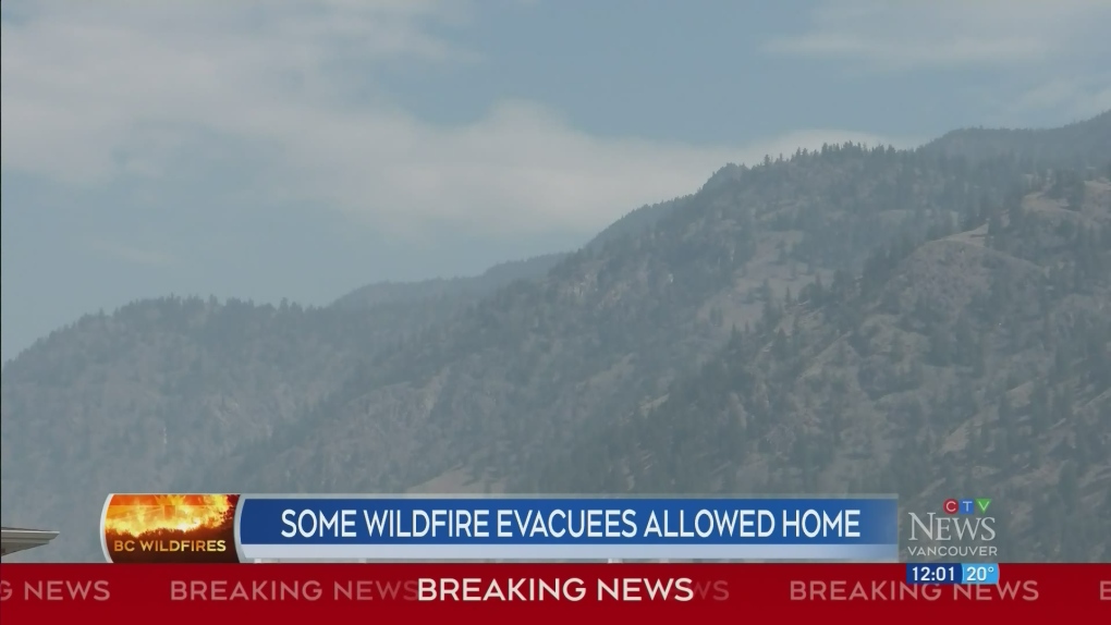 Some B.C. Wildfire Evacuees Allowed To Go Home