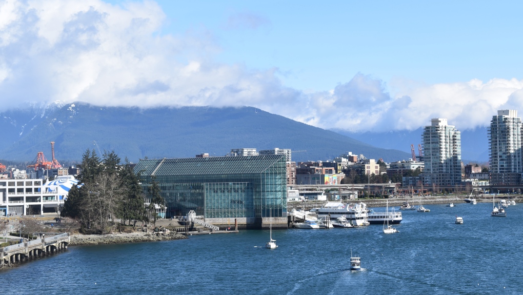 View of the Plaza of Nations and the surrounding area taken from the Cambie Street Bridge. (Shutterstock)