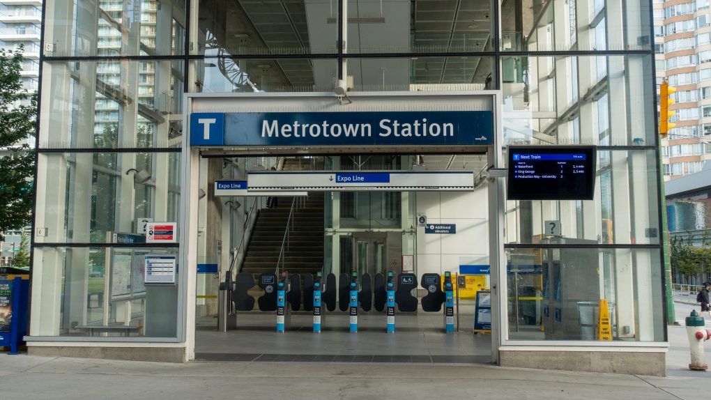 Metrotown SkyTrain Station is seen in this undated image. (Shutterstock)