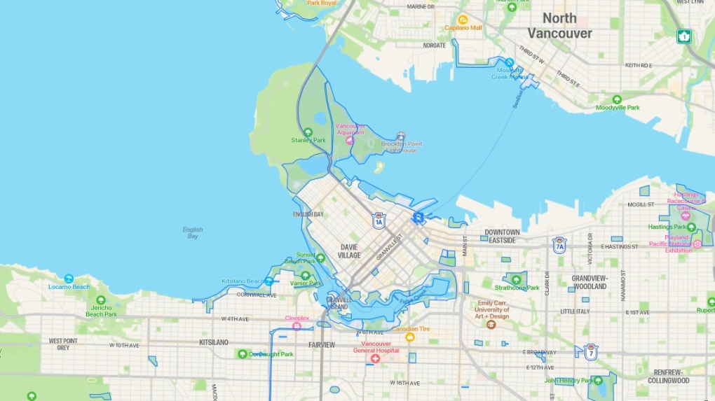 Teams wearing specialized backpacks will travel around Metro Vancouver to chart Apple Maps. (Apple)