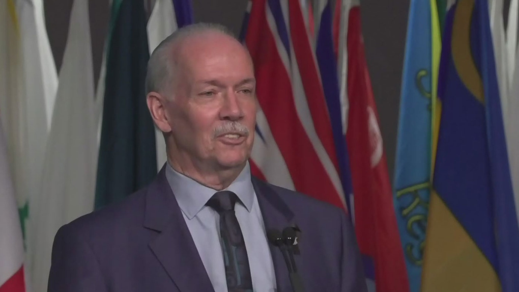 Horgan delivers keynote speech at UBCM