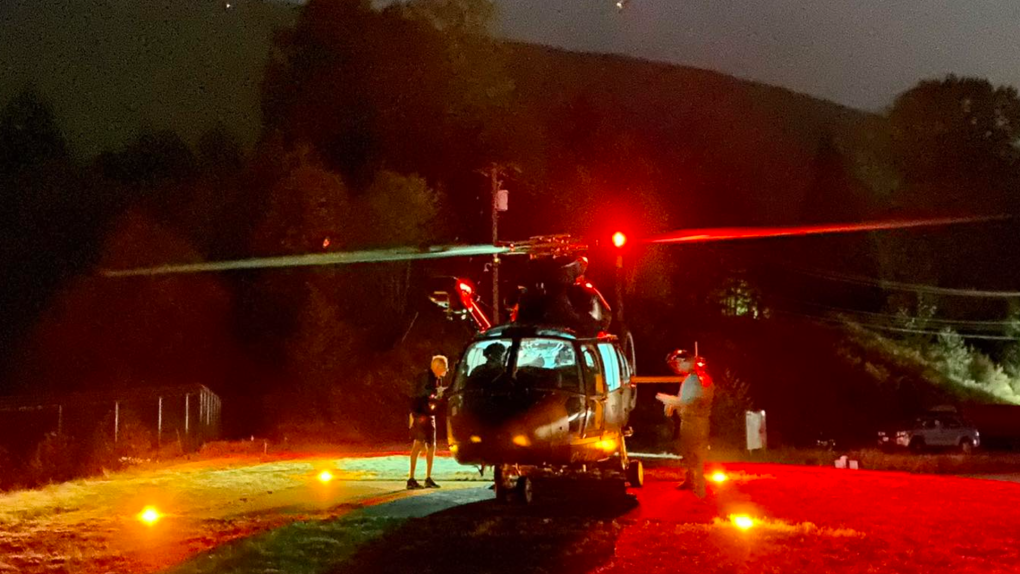 A team from North Shore Rescue was called to complete a helicopter rescue on Sept. 27, 2022. (North Shore Rescue/Facebook)