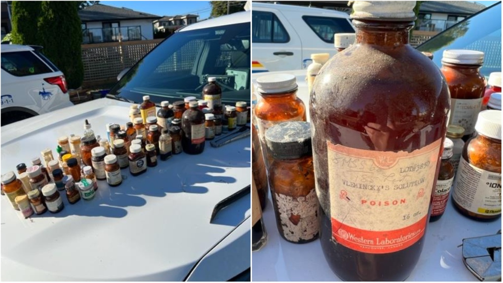 Mounties in Burnaby are warning the public about the importance of disposing old pharmaceuticals safely after seizing 70 bottles of expired pills from a man they say found the items in a garbage bin.