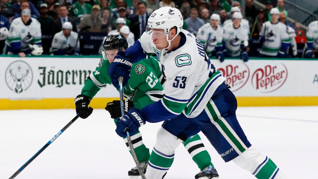 Islanders' Bo Horvat says goodbye to former Canucks teammate and
