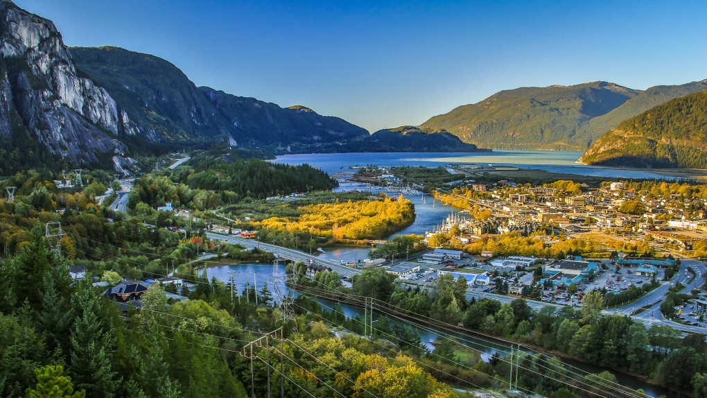 The District of Squamish is seen in this photo from shutterstock.com.