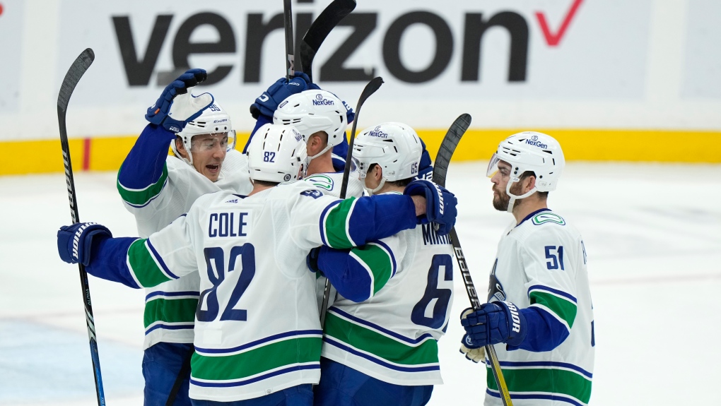 Vancouver Canucks score two late goals, beat Florida Panthers 53 CTV