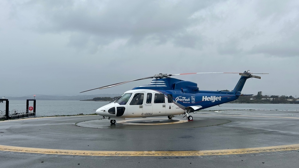 HeliJet lands safely after 'freak' lightning strike between 