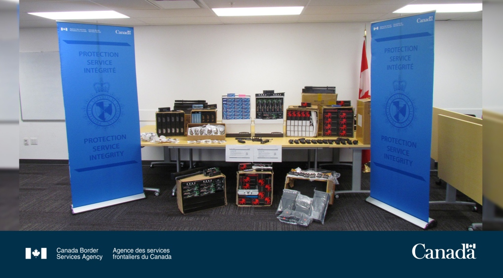 . news: CBSA seizes nearly 1,400 prohibited weapons and firearms at YVR  | CTV News