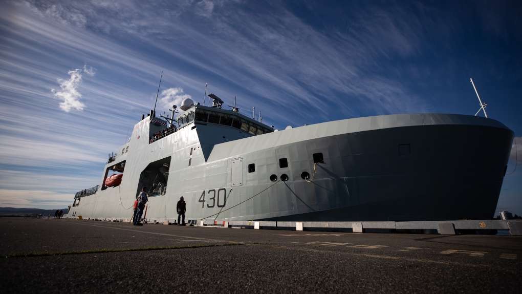 Canadian navy's Pacific fleet to accept first Arctic patrol vessel