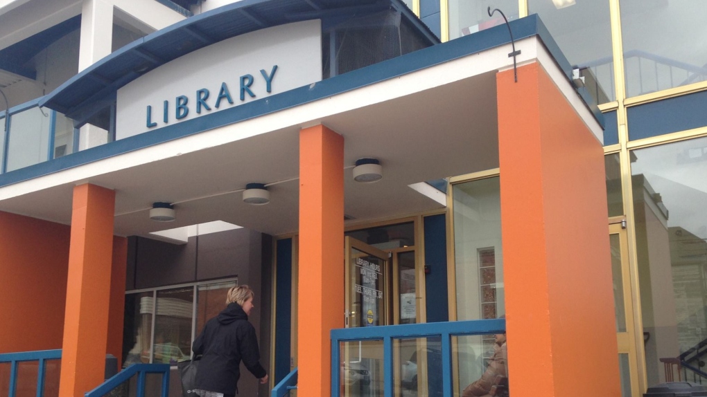 The entrance of Nelson Public Library is shown in a file photo. The library decided to postpone a drag story time event scheduled for March 11 over safety concerns, prompting the community to organize a peaceful counter event on the same day in a show of solidarity with the LGBTQ2S+ community.  