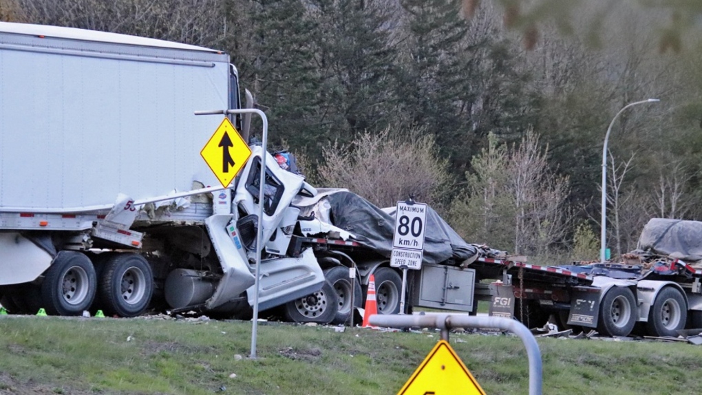 Highway 1 crash 1 dead after Hunter Creek collision CTV News