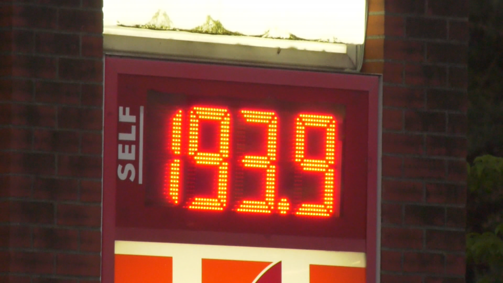 Gas prices across Metro Vancouver are climbing towards the $2 per litre mark again, which one expert says is connected to debt concerns in the U.S. 