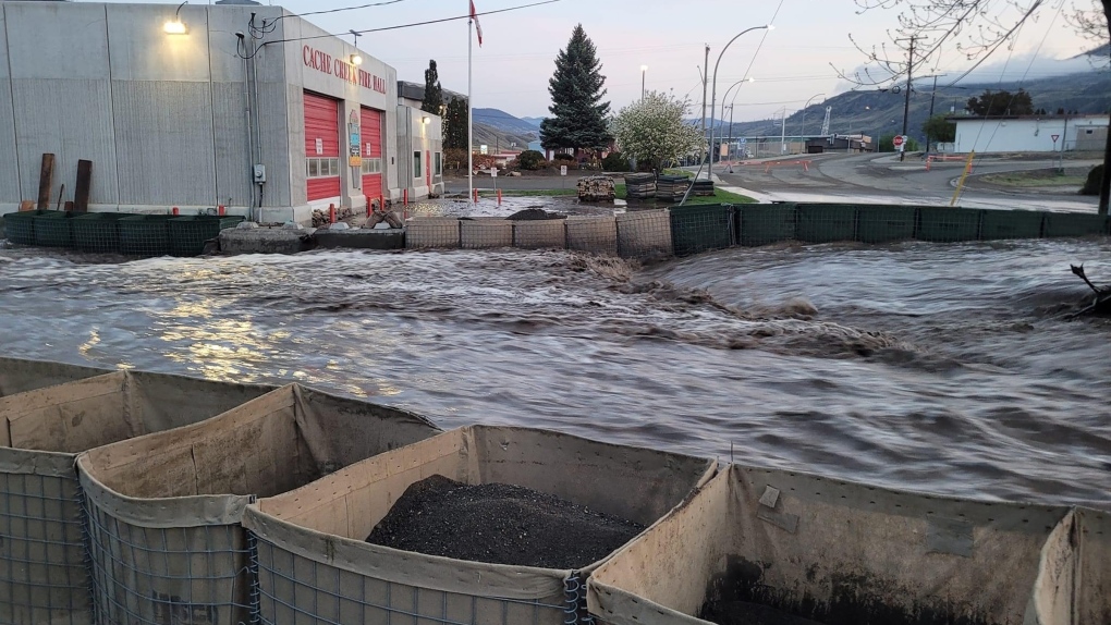 The village of Cache Creek, shown in a handout photo, is maintaining a state of local emergency due to flooding.THE CANADIAN PRESS/HO-Sheila Olson