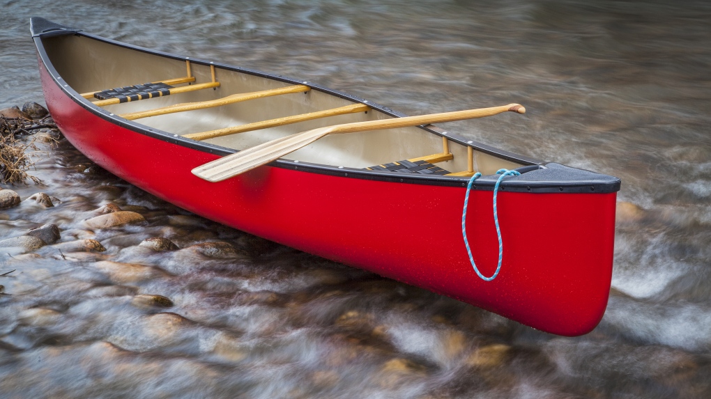 An empty canoe is seen in this image. (Credit: Shutterstock) 