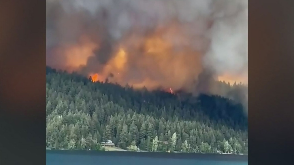 Cabins Destroyed By B.C. Wildfire