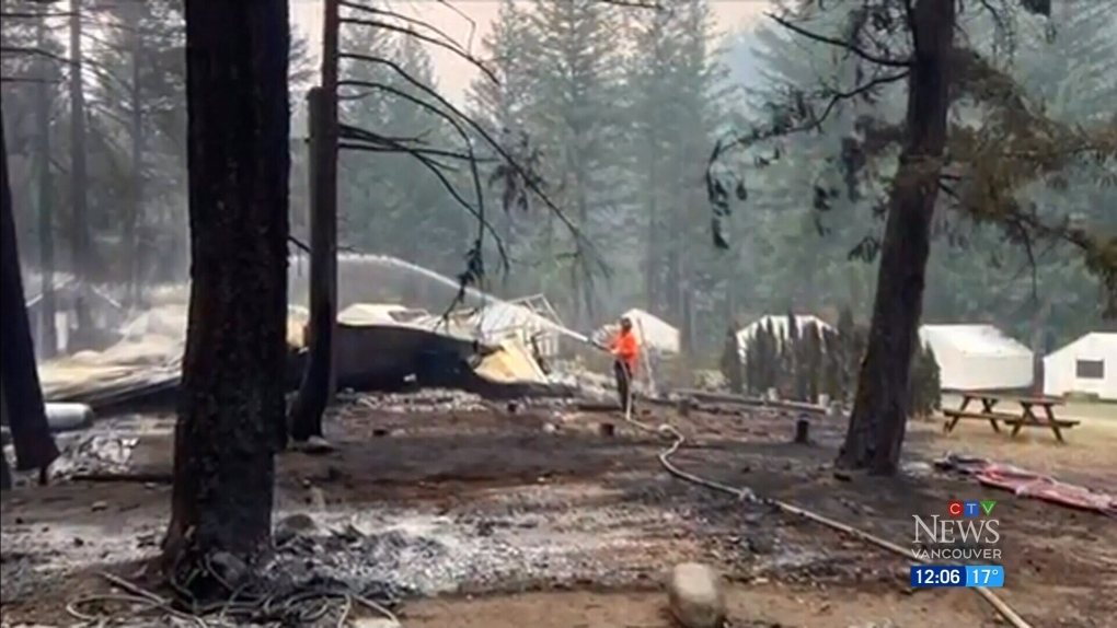 B.C. Resort Demolished By Kookipi Creek Fire