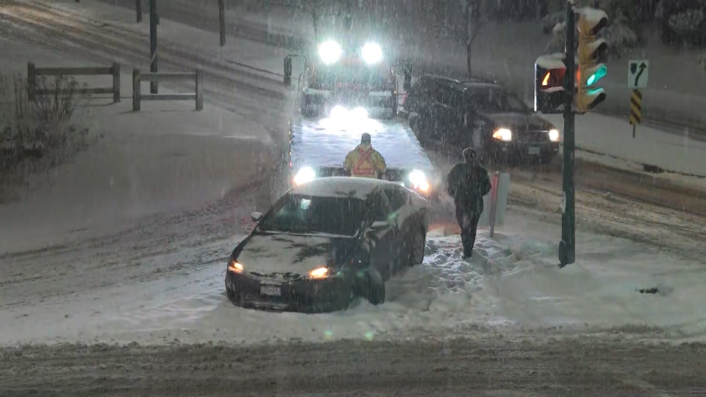 B.C. snowstorm: Up to 30 cm expected in updated forecast