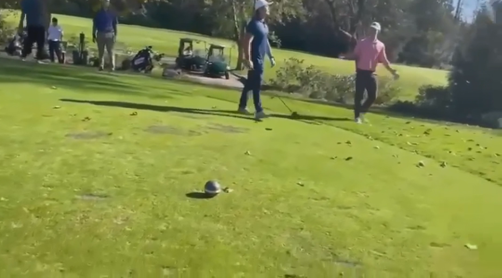 WATCH: Fight on B.C. golf course